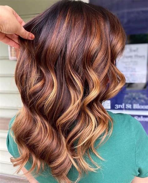 autumn balayage|autumn hair color.